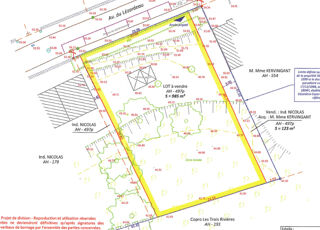 Vente Terrain QUIMPERLE - Terrain constructible 988m² Quimperle