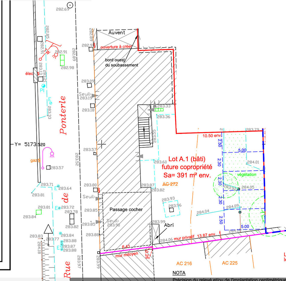 Vente Immeuble Immeuble de rapport 3 ou 4 logements Craponne