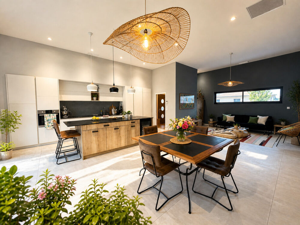 Vente Maison « Aux portes de Bordeaux  Élégante contemporaine de plain-pied dans un environnement privilégié ». Latresne