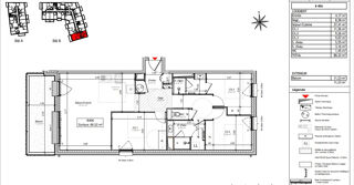  Appartement  vendre 4 pices 80 m