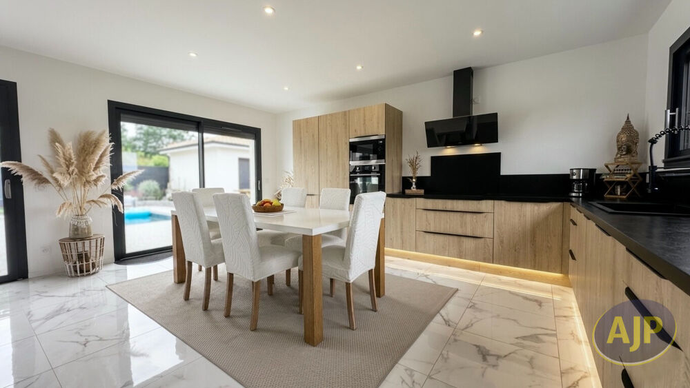 Maison avec piscine, sans entretien à Lamarque!