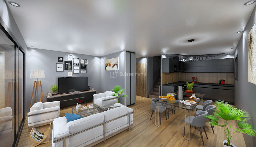 Appartement Duplex T4 84,42m2 Terrasse/jardins + Stationnements
