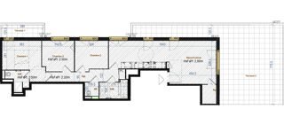  Appartement à vendre 4 pièces 86 m²