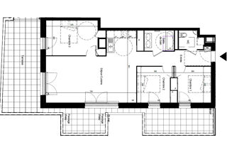  Appartement � vendre 4 pi�ces 82 m�