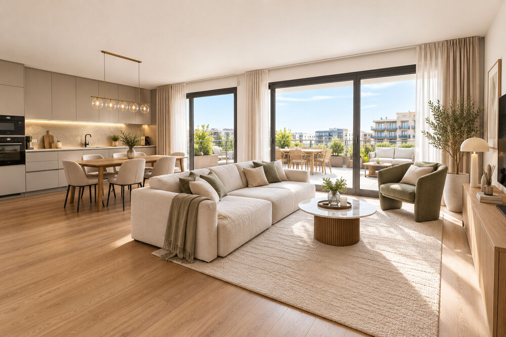 Vente Appartement Un T4 d'exception, terrasses et vue sur Paris, Boulogne-Billancourt Boulogne billancourt