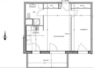  Appartement à louer 2 pièces 49 m²