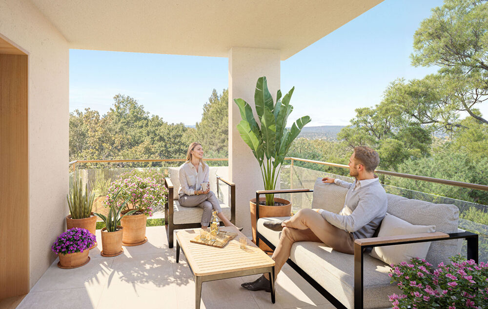 T3 DERNIER ETAGE, TERRASSE, RESIDENCE INTIMISTE OUEST AIX EN PROVENCE