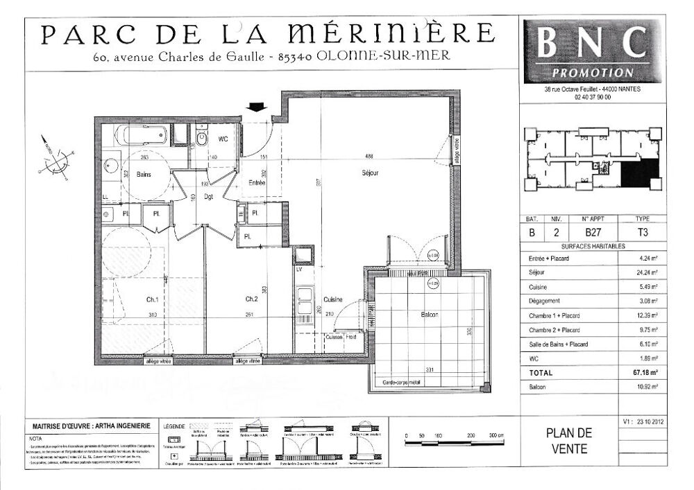 Location Appartement Appartement Les Sables D Olonne 3 pièce(s) 67 m2 Les sables d olonne