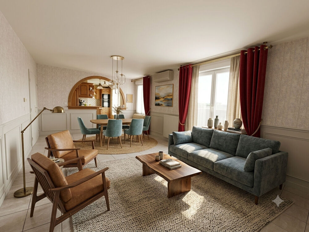 Appartement à vendre 4 pièces avec terrasse -Proche gare
