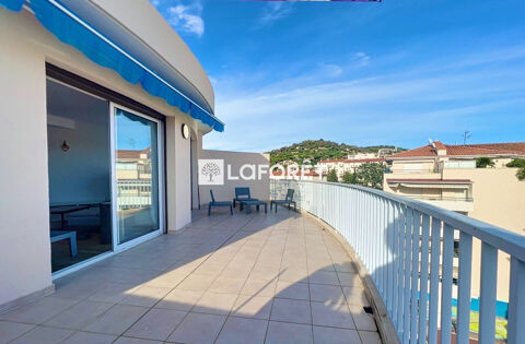   Appartement - Cannes 3 pices - Terrasse - APERU MER 