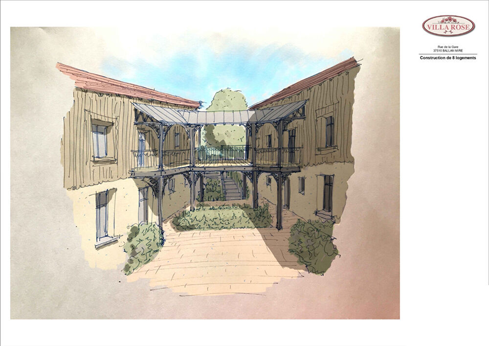 Appartement Neuf - Ballan Mire 4 pièce(s) 71.30 m2 - Jardin et parking