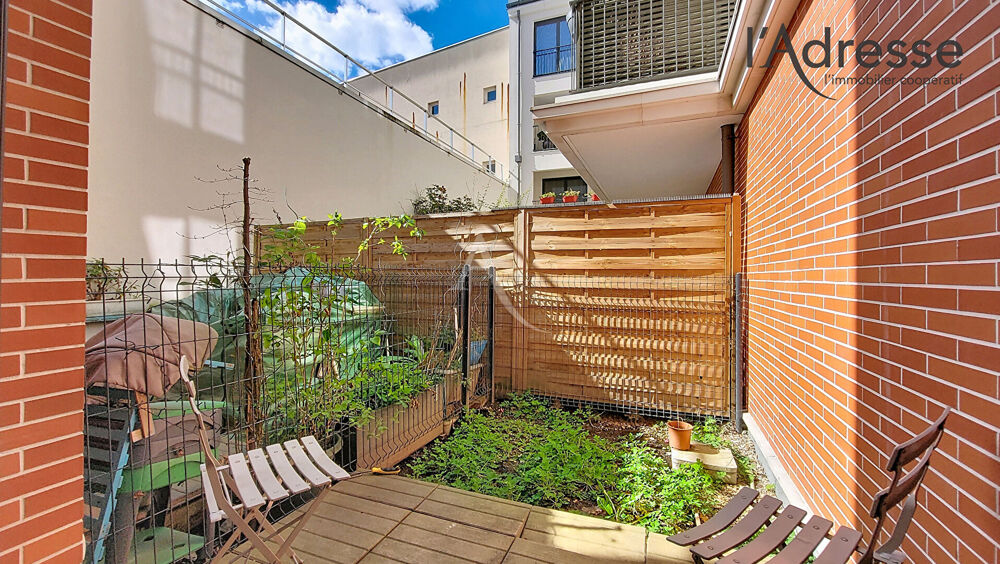 PUTEAUX/COURS VOLTAIRE Studio 31m² avec terrasse et jardin 7m²
