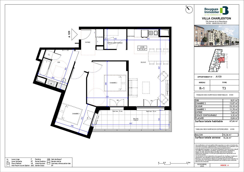Vente Appartement Appartement Maisons Alfort 3 pièces 67.94 m2 Maisons alfort