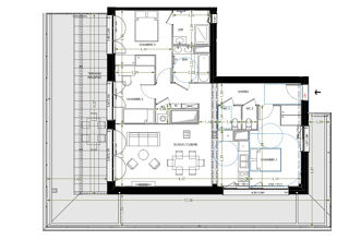  Appartement � vendre 4 pi�ces 90 m�