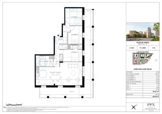  Appartement à vendre 4 pièces 87 m²