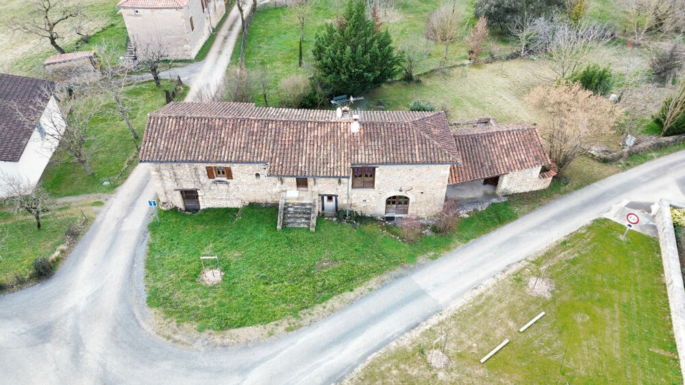 Vente Maison Longère en pierres sèches rénovée Lentillac saint blaise