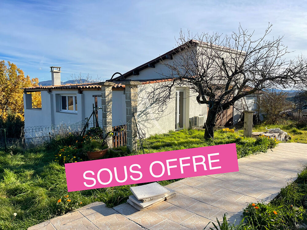 VILLA À PUIMOISSON TYPE 5 SUR 1687M2 DE JARDIN AVEC PISCINE VUE IMPRENABLE DEPENDANCE GARAGE