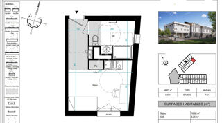  Appartement à vendre 1 pièce 23 m²