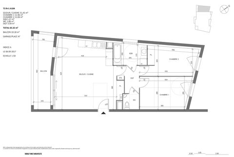  Appartement � louer 3 pi�ces 66 m�