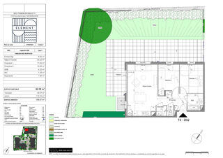  Appartement � vendre 3 pi�ces 62 m�