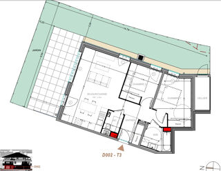  Appartement � vendre 3 pi�ces 64 m�