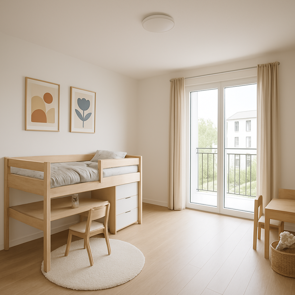 Appartement 3 pièces de 62 m2 (Puiseux-en-France)