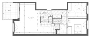  Appartement � vendre 3 pi�ces 73 m�