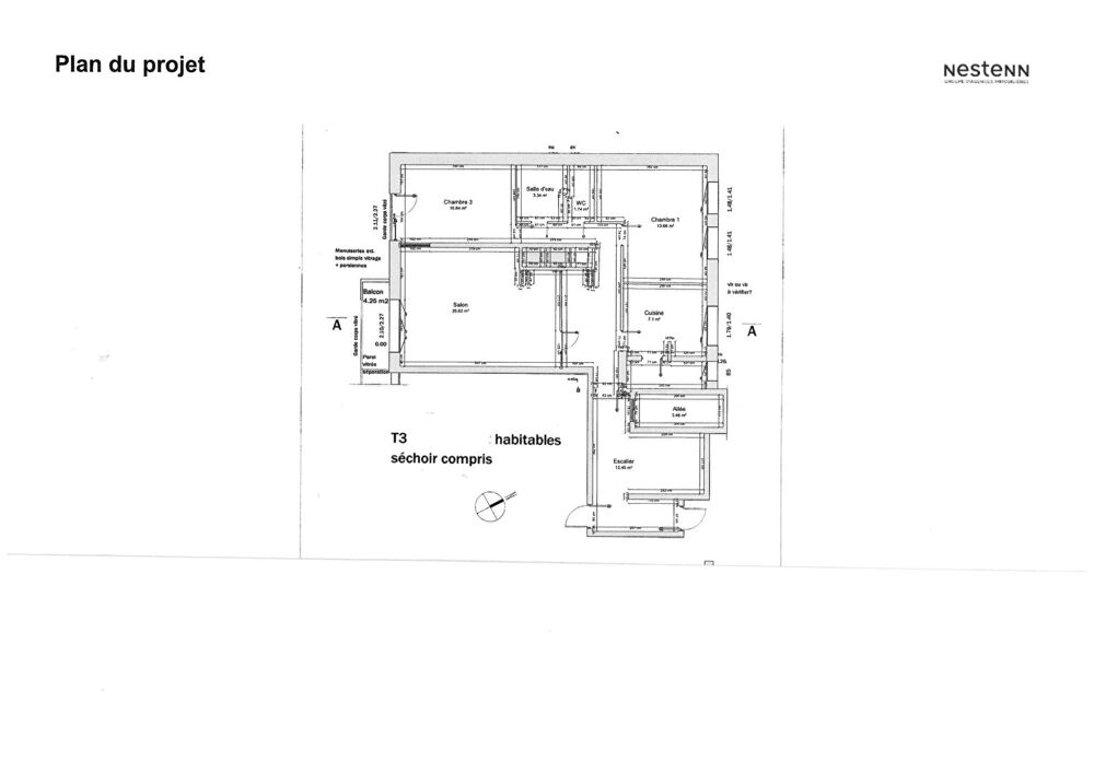 Vente Appartement Appartement type T3 de 100m² Hyper Centre Mairie Roosevelt - 69500 BRON Bron