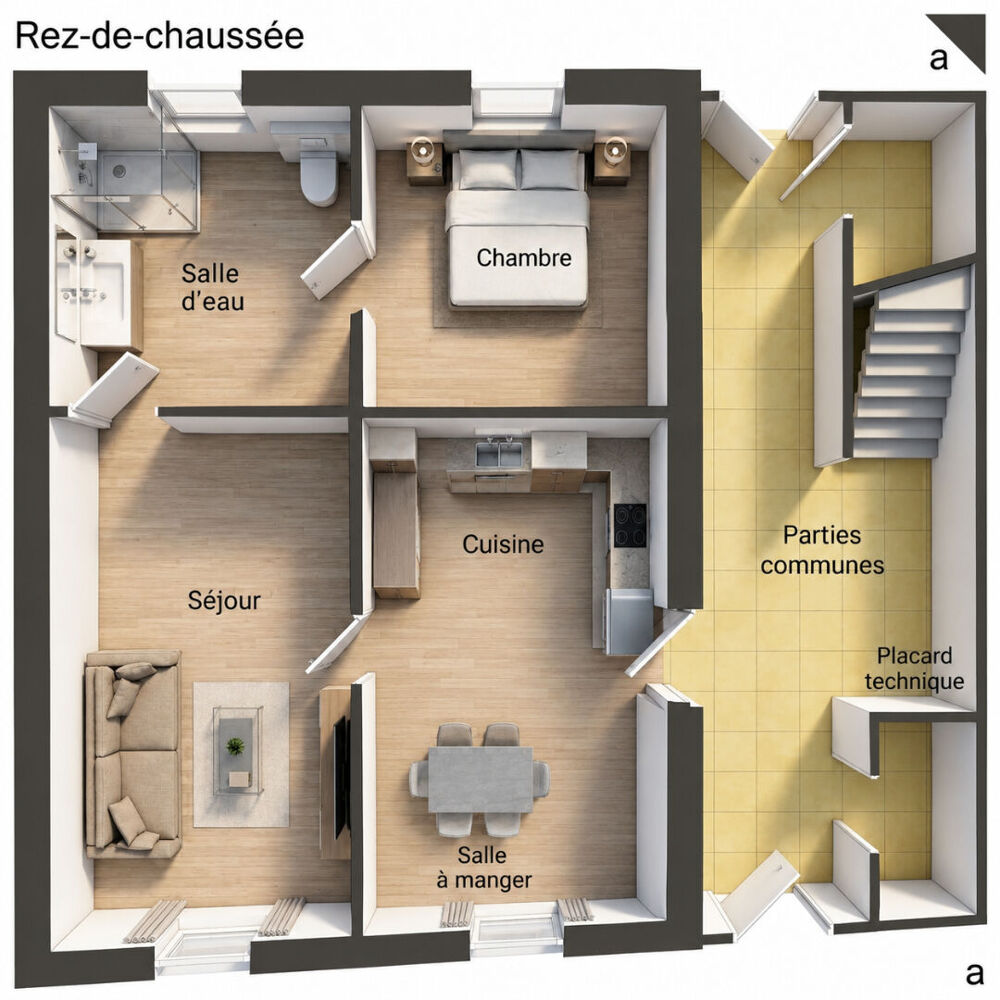 Vente Appartement Appartement Millau 2 pièce(s) 47 m2 Millau