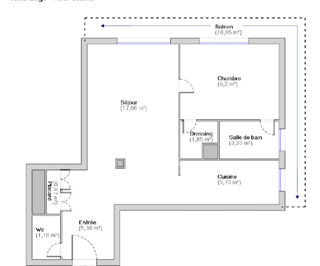  Appartement à vendre 2 pièces 45 m²