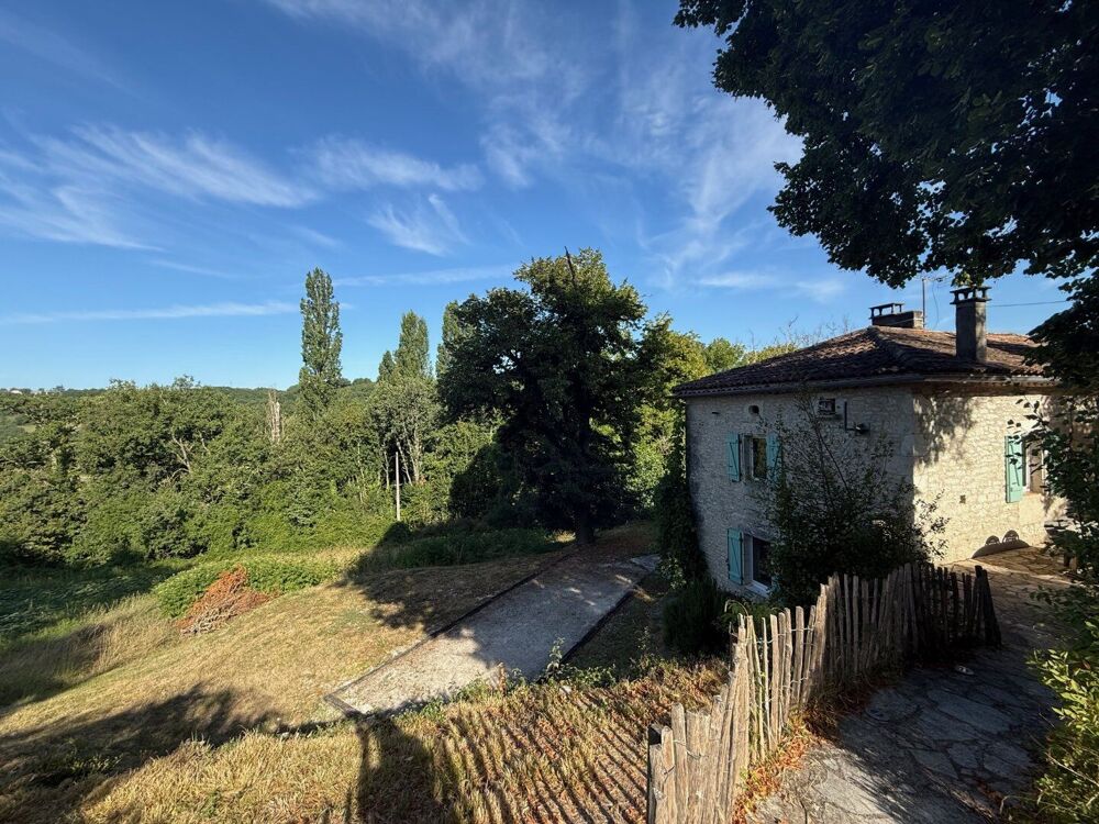Dans la campagne de Lauzerte - Belle maison en pierre composée de deux logements, idéale pour investissement locatif ou projet m