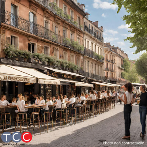 A vendre : Brasserie bar de 358 m&sup2; avec terrasse sur emplacement N&deg;1 &agrave; Toulouse 749000 31000 Toulouse