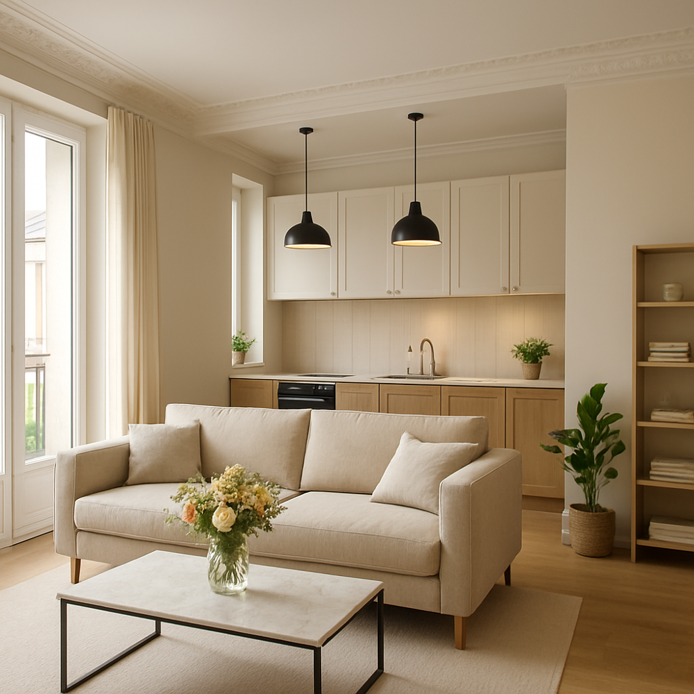 Appartement 2 pièces de 46 m2 (Bron)