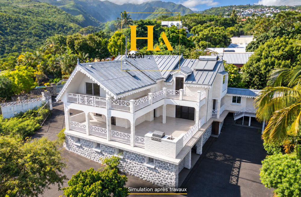 Vente Maison La Possession - Chemin Boeuf Mort - Maison 6 pièces sur un terrain de 1500 m2 La possession