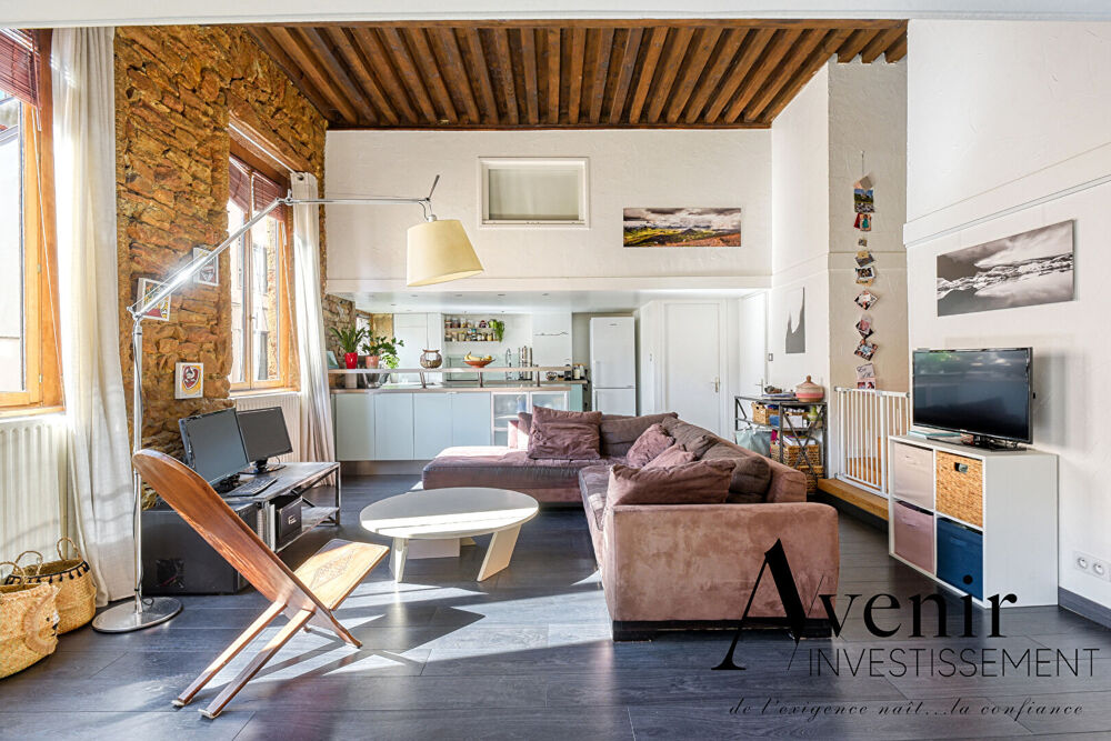 Vente Appartement Lyon 4ème Croix Rousse - Appartement au charme canut T3/4 de 96m2 Lyon 4