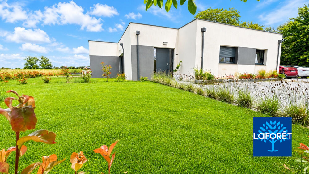 Vente Maison Plain-pied d'exception de 153 m²  Construction 2021  4 chambres  Vue sur les champs Vendegies sur ecaillon