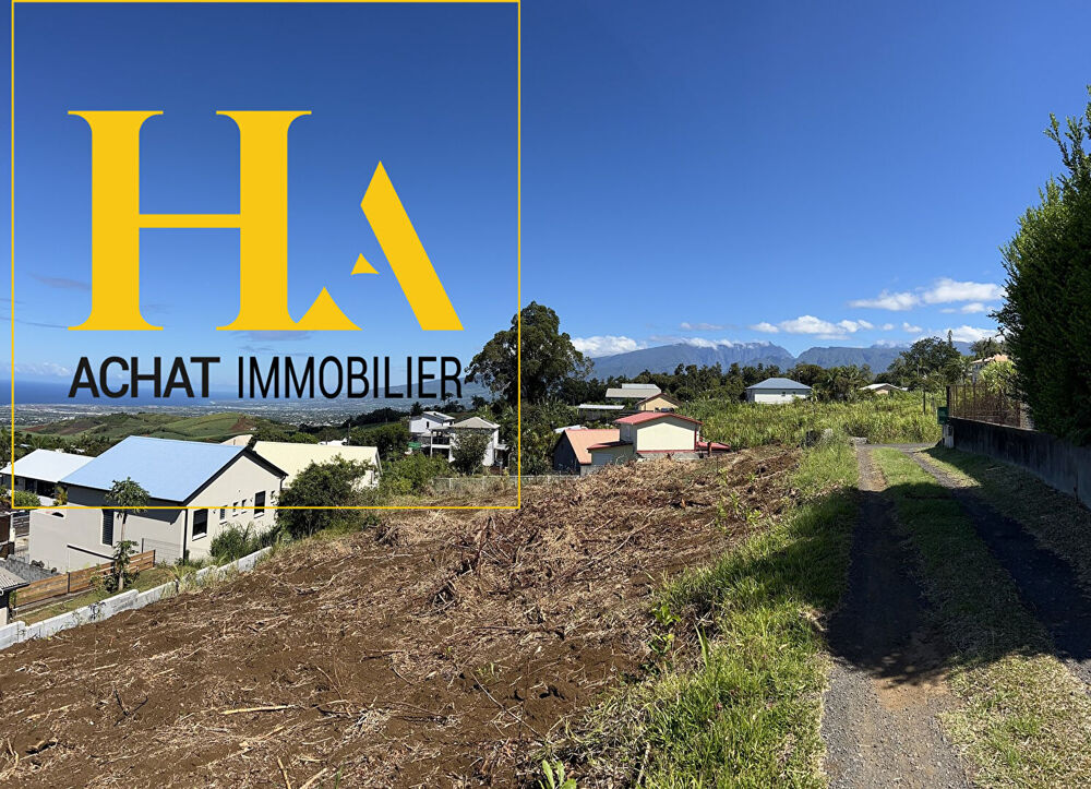 Vente Terrain Terrain à bâtir de 352 m² - Saint Pierre - Vue mer et dégagée Saint pierre