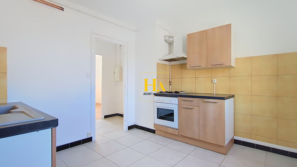 Appartement T3 traversant de 58m², 2 chambres , balcon et cave