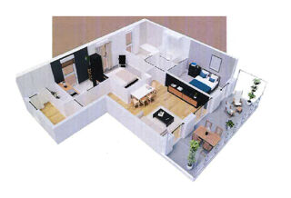  Appartement  vendre 4 pices 74 m