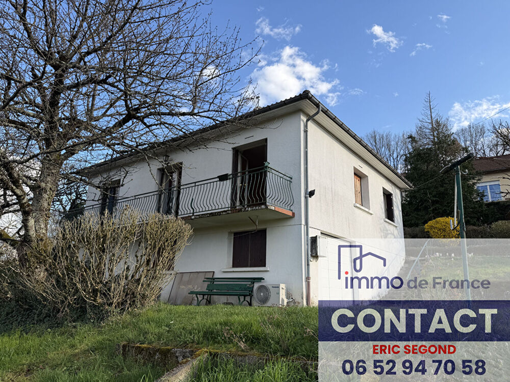 Decazeville Maison T4 avec sous-sol ,véranda et jardin-EXCLUSIVITE-