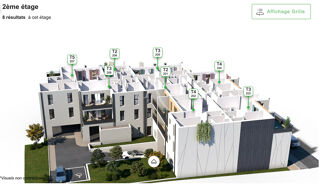  Appartement  vendre 2 pices 48 m