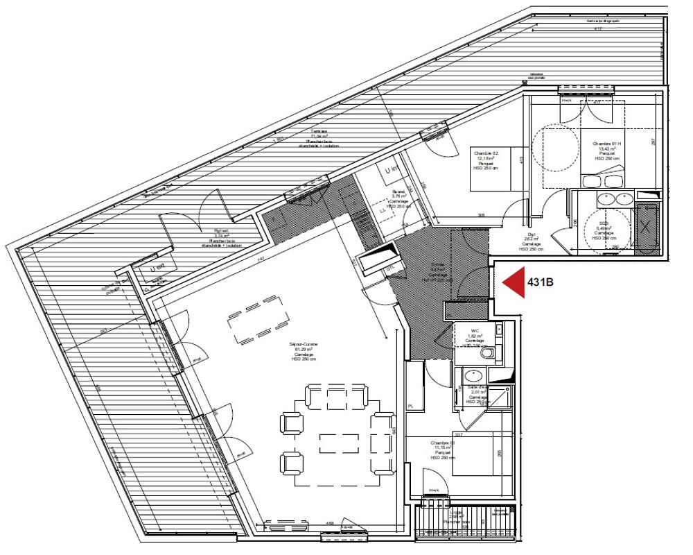 � vendre  Appartement Champagne-au-Mont-d'Or (69410)