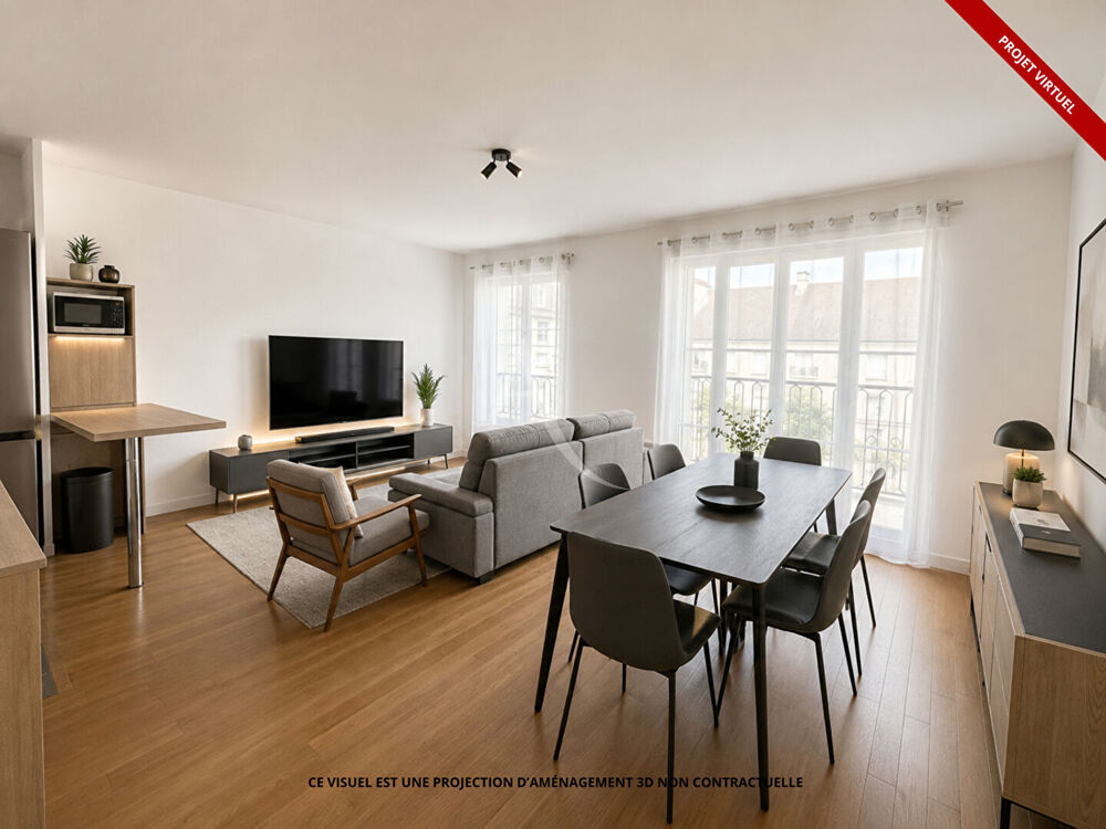 Emplacement premium à Serris - 3P avec balcon et 2 places de parkings
