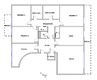  Appartement � vendre 5 pi�ces 116 m�