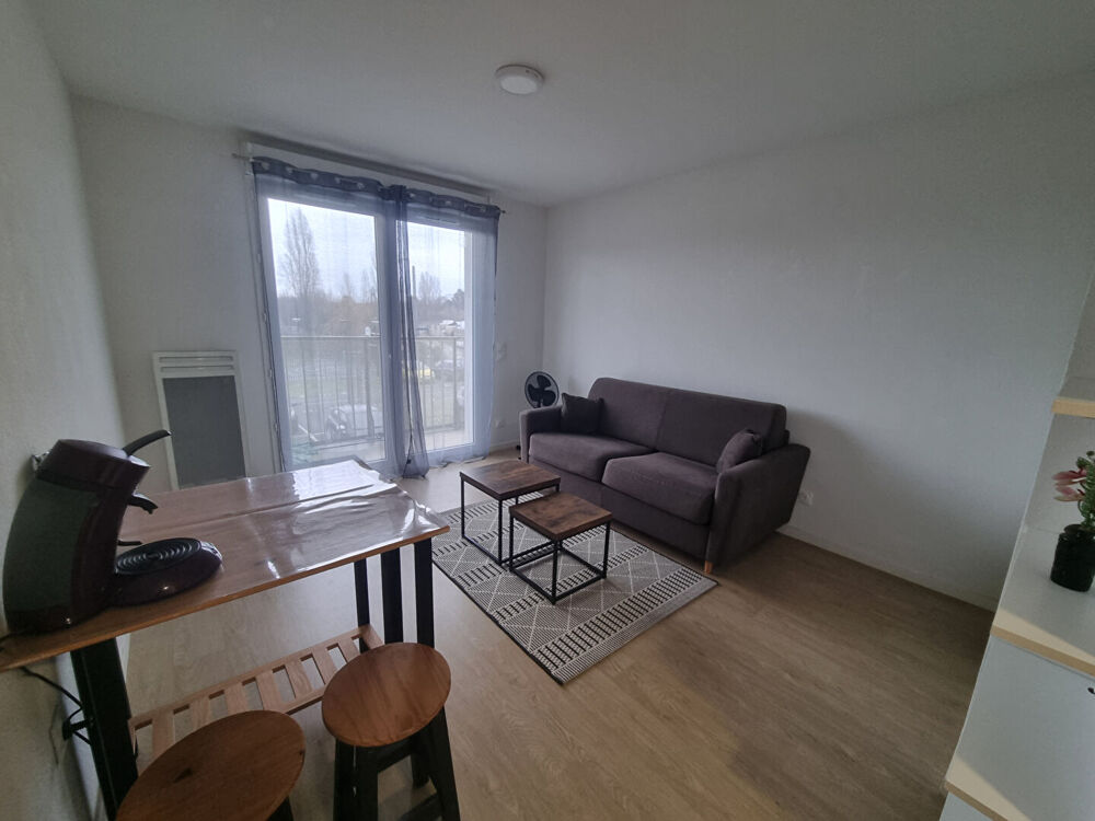 Location Appartement T1 meublé  23.22m2 + balcon 3.12m2 + parking Lormont