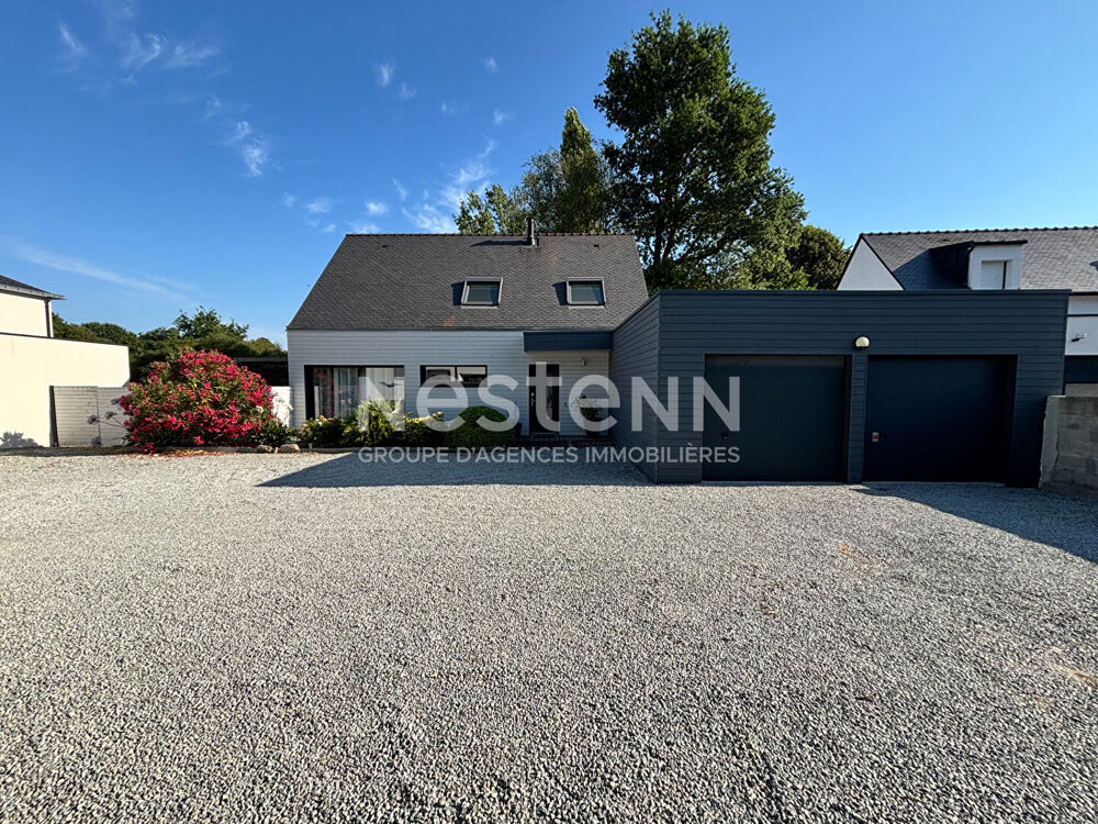 Superbe maison en bois contemporaine - 138 m² - Treffléan - Grand jardin