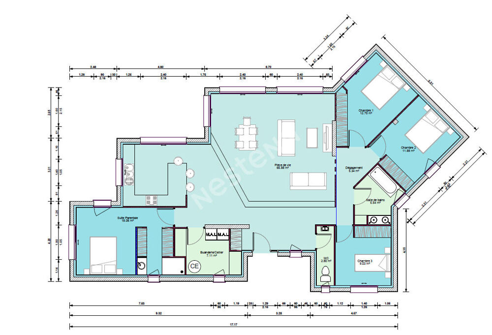 Vente Terrain Terrain à vendre 2500m2 vue Pyrénées Nailloux 31560 Nailloux