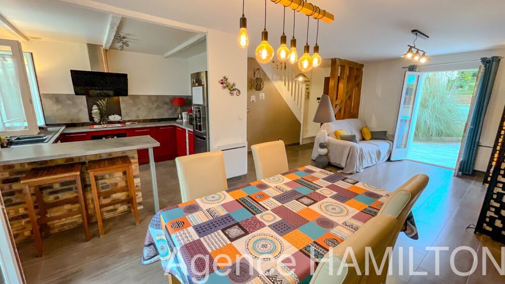 Compans, jolie maison de 130 m2 5/6 chambres, jardin, double véranda, garage