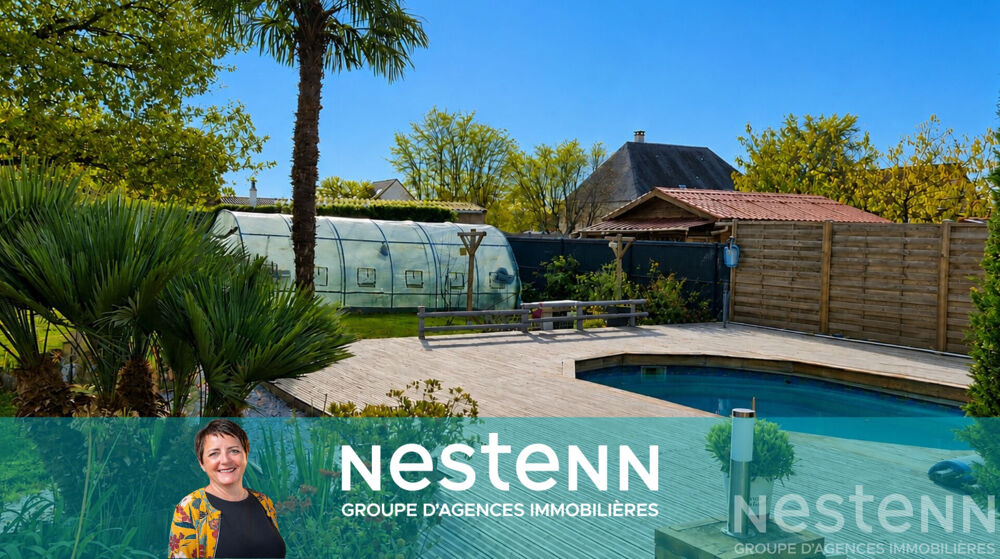 Maison familiale 6 pièces avec piscine chauffée, garage, jardin de 800 m², Le Mans Métropole - Saint Georges du Bois
