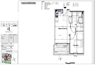  Appartement � vendre 2 pi�ces 44 m�